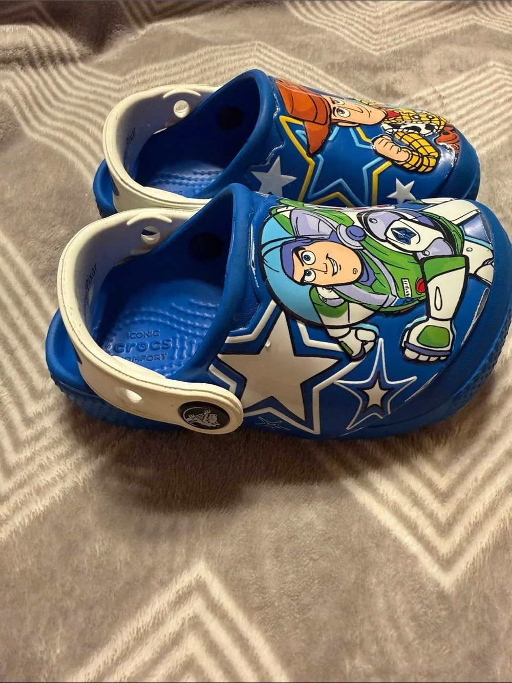 Crocs Toy Story 4 Waterproof Slip-On Shoes Blue